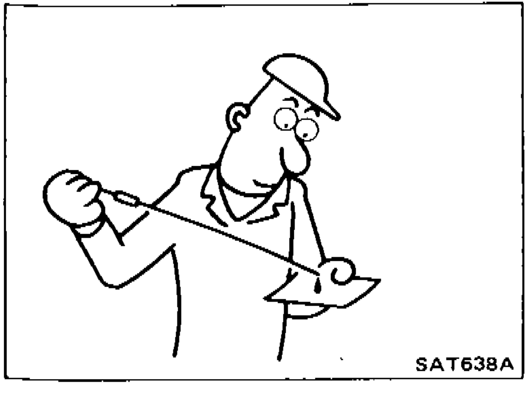 Illustration of technician performing road test