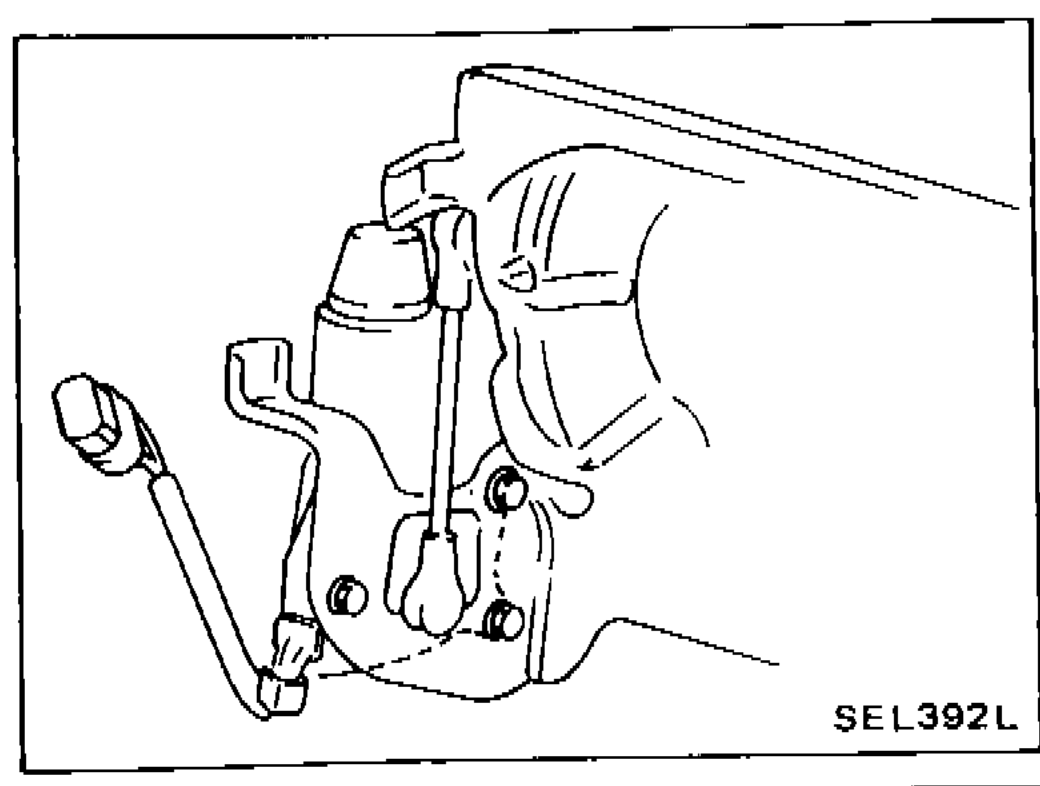 Headlamp motor, ball joint and link A assembly installed on headlamp bracket