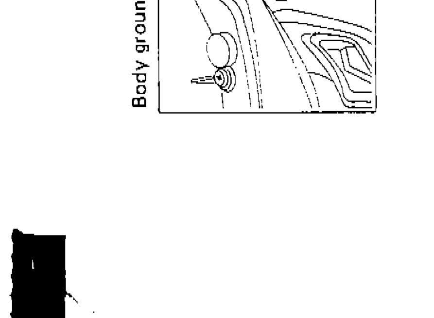 Inset photo showing body ground location with connectors E23 and E24 labeled