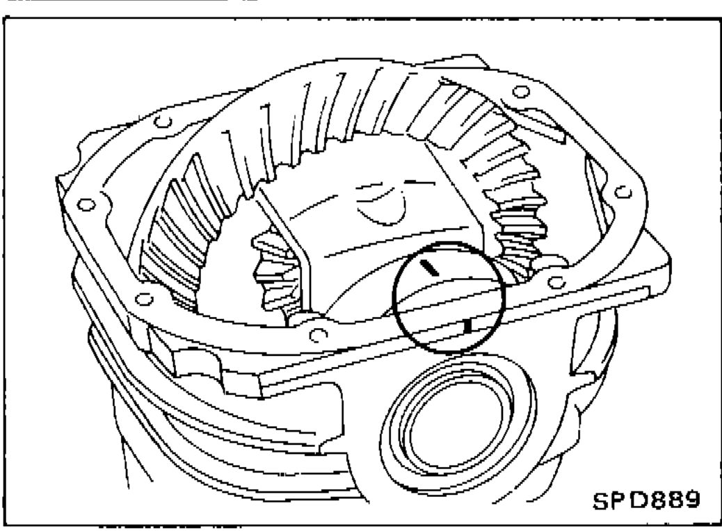Aligning mark on bearing cap with mark on gear carrier and installing bearing cap
