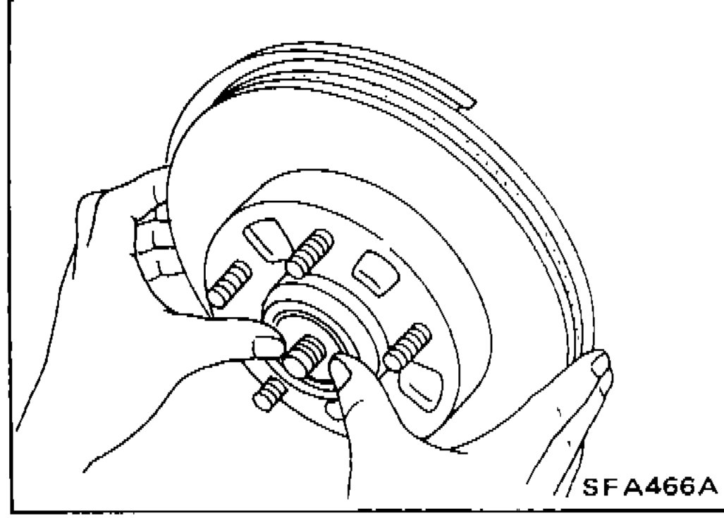Rotor and wheel hub removal from spindle