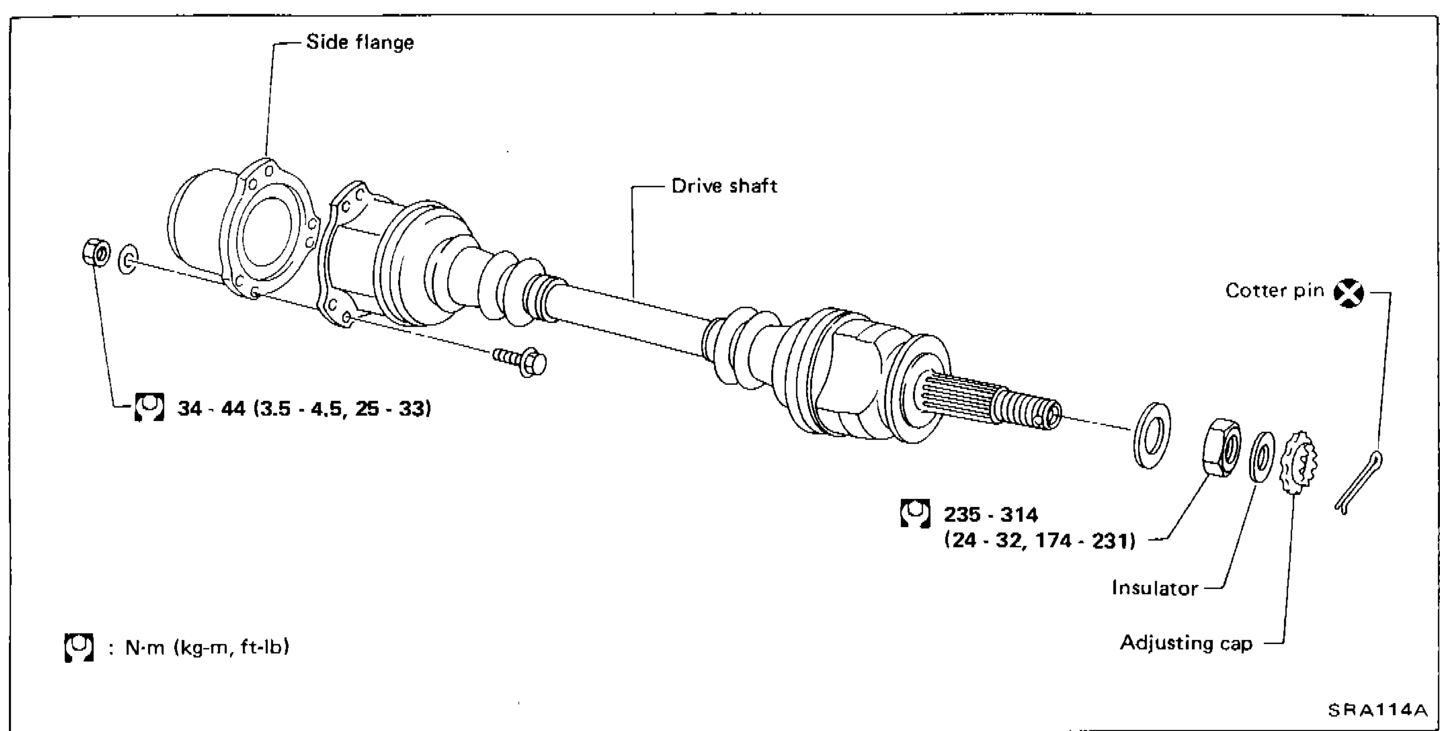 REAR AXLE — Drive Shaft